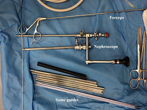 ابزار و تجهیزات جراحی PCNL
